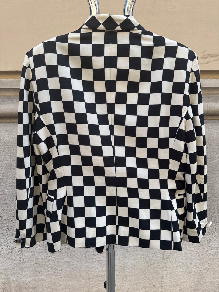Moschino Cheap & Chic 1990 Checkers Blazer