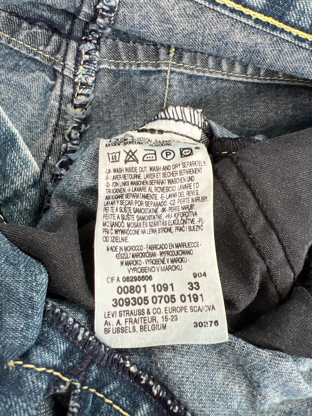 Levi's 801 Dark Denim Joggers