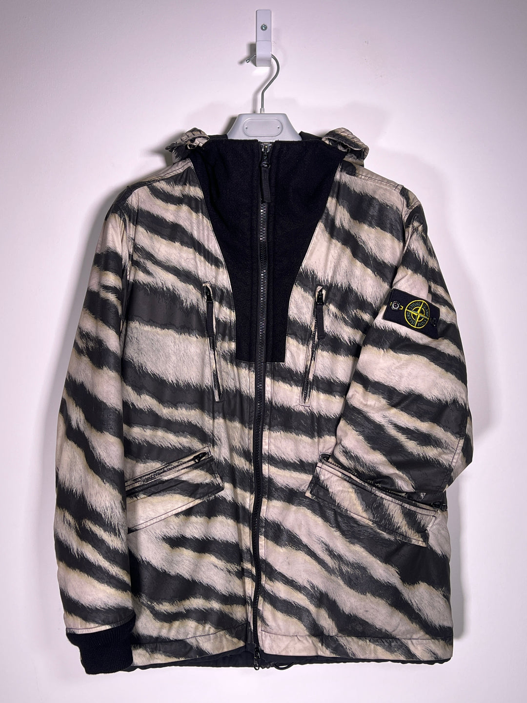 Stone Island White Tiger Camo 50 Fili Parka