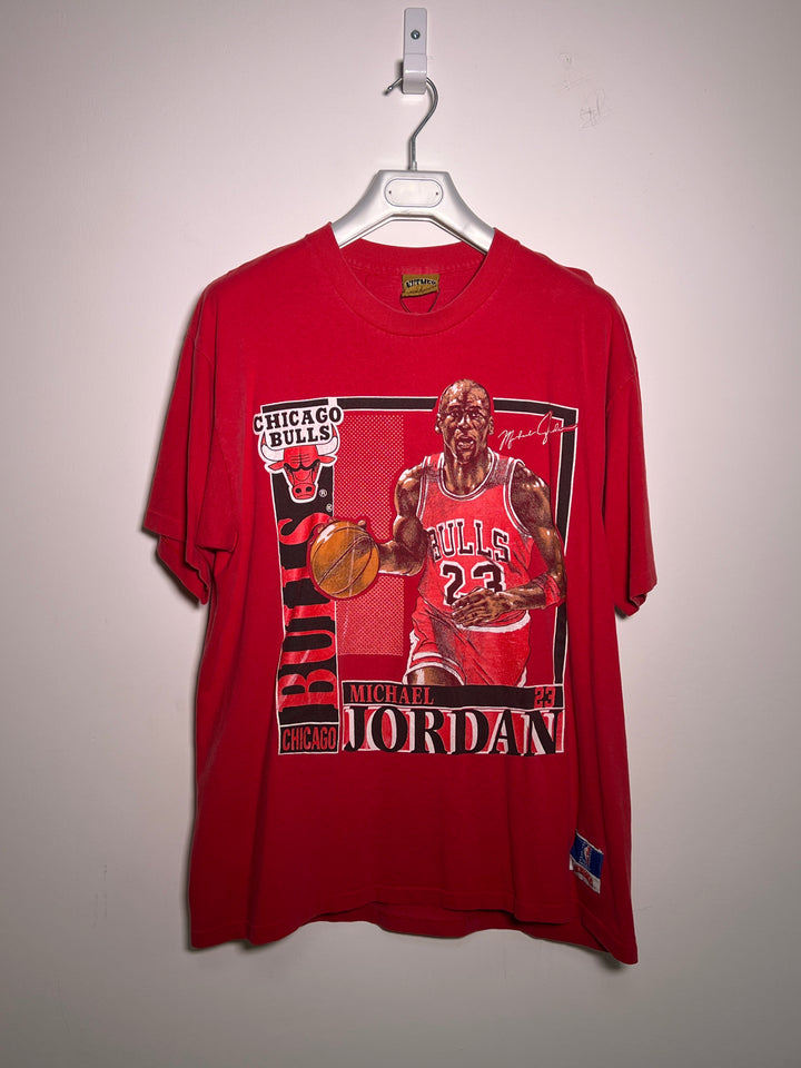 Nutmeg Mills Michael Jordan Card 90s Single Stitch