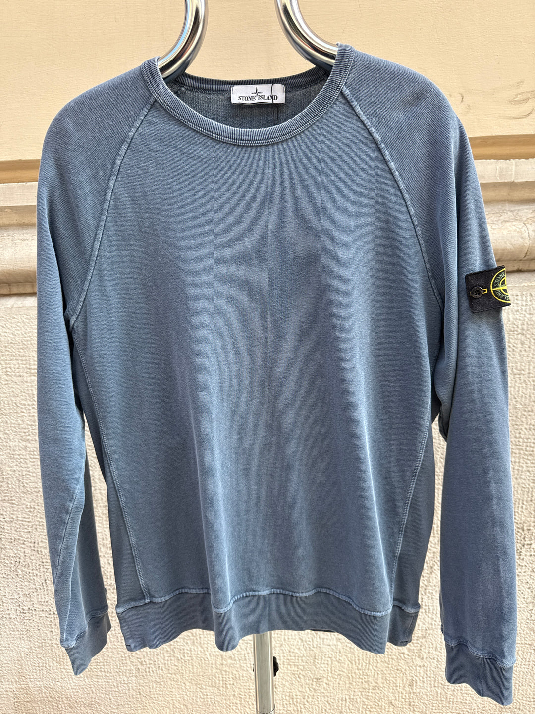 Stone Island Light Blue Crewneck