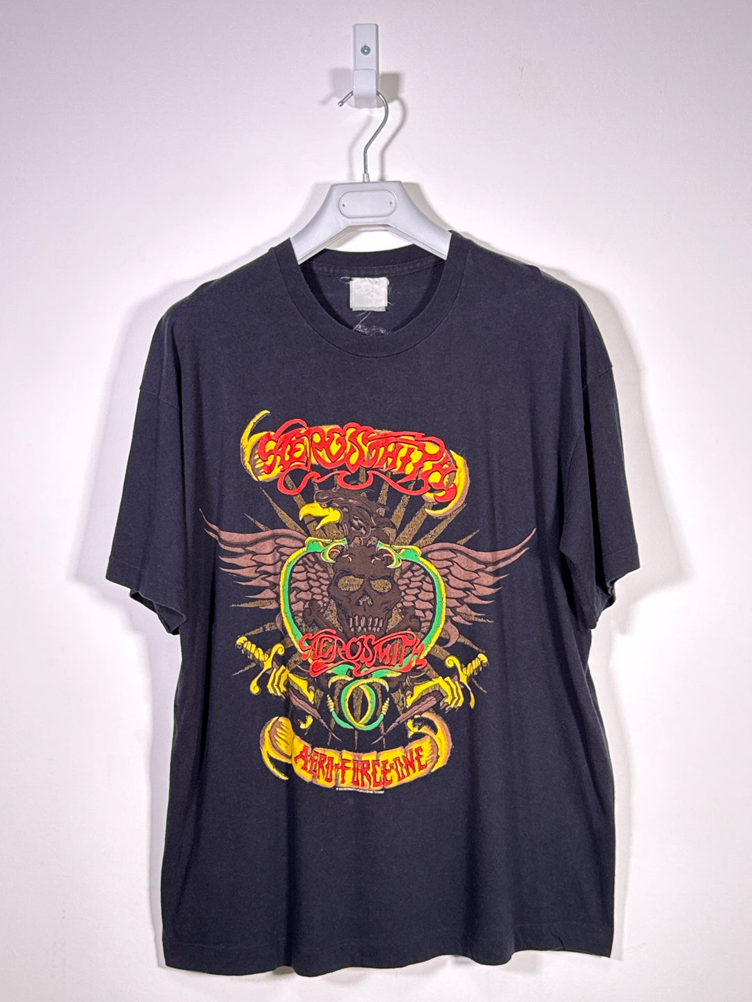 Aerosmith Aero Force One Europe Tour 1998 Single Stitch T-Shirt