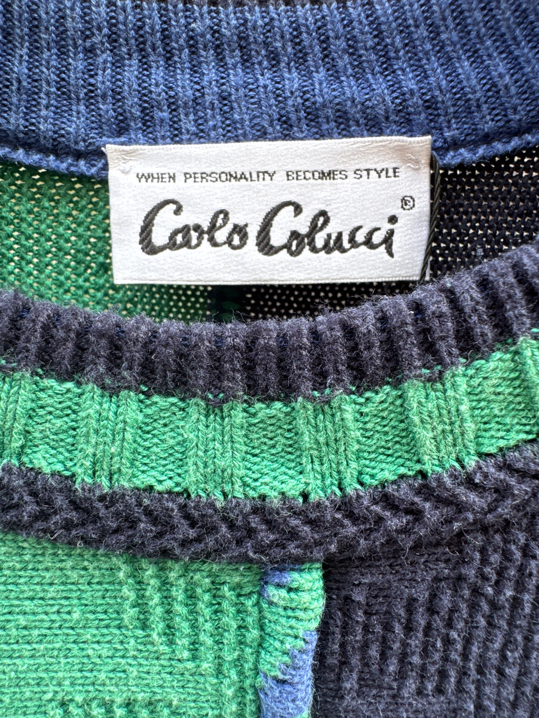 Carlo Colucci Striped Sea Jumper