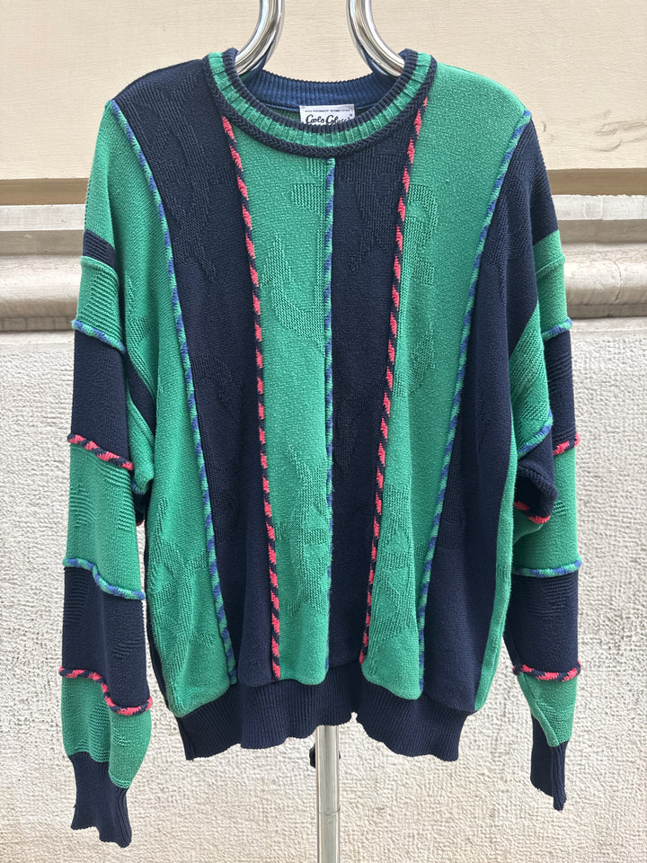 Carlo Colucci Striped Sea Jumper