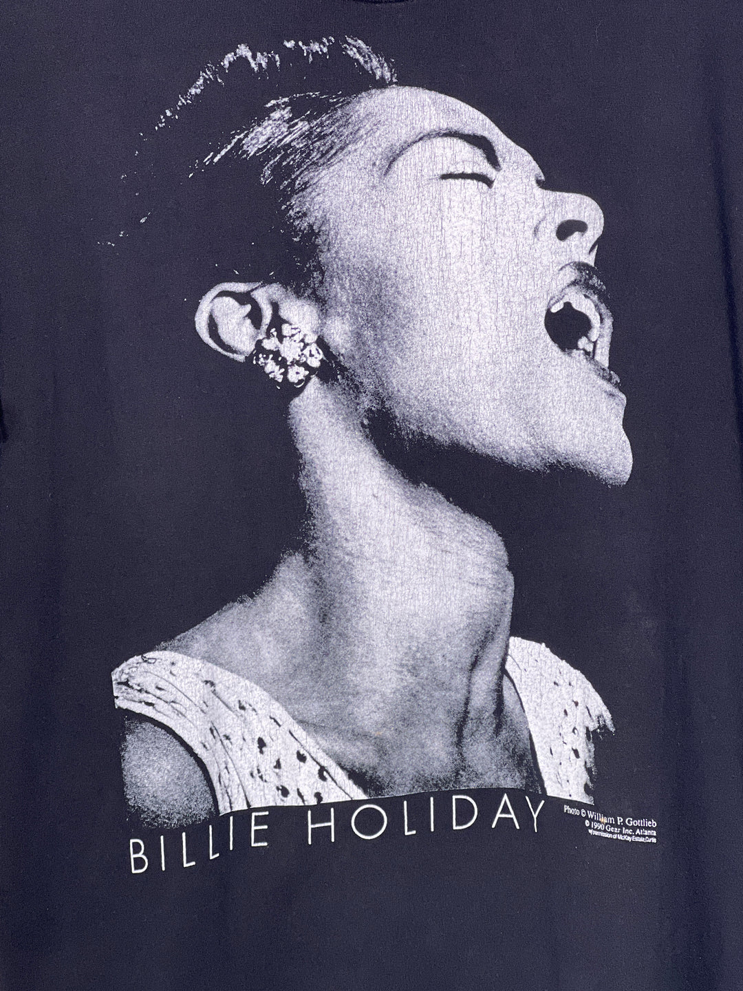 Jerzees Billie Holiday 1990 Portrait T-Shirt