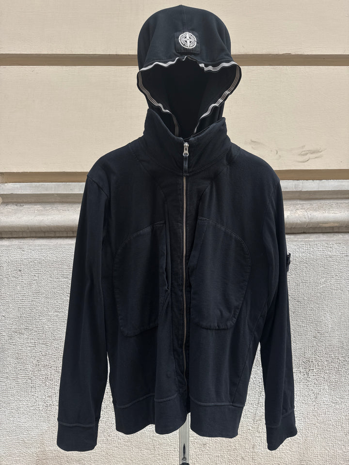 Stone Island Buttons & Full Zip Hoodie