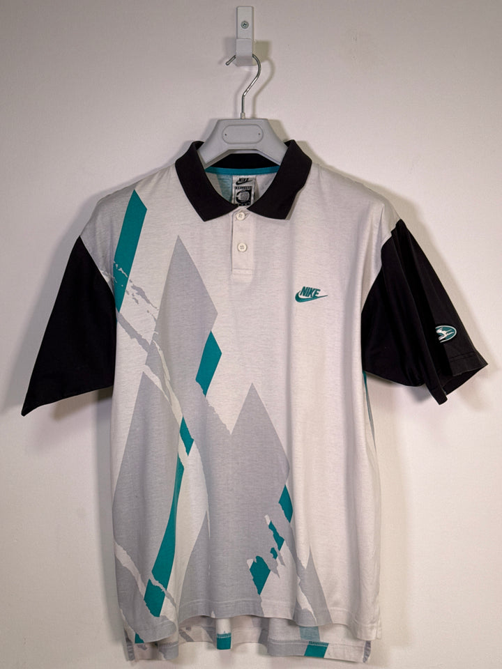 Nike Challenge Court Andre Agassi 90s Polo Shirt