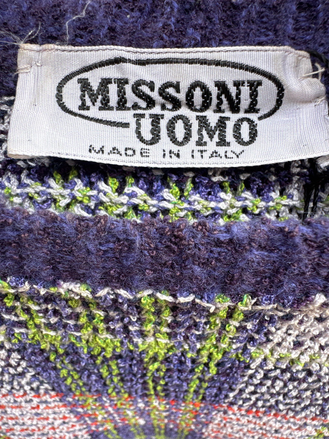 Missoni Uomo Colorful Check Jumper