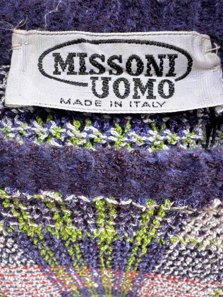 Missoni Uomo Colorful Check Jumper
