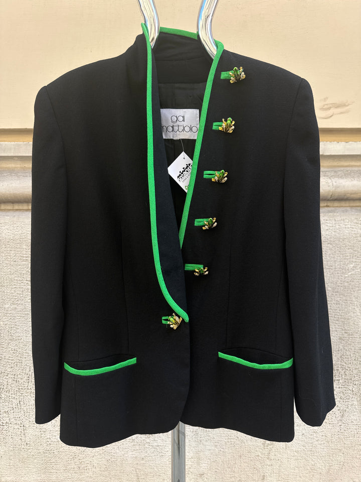 Gai Mattiolo Golden Frogs Blazer Jacket
