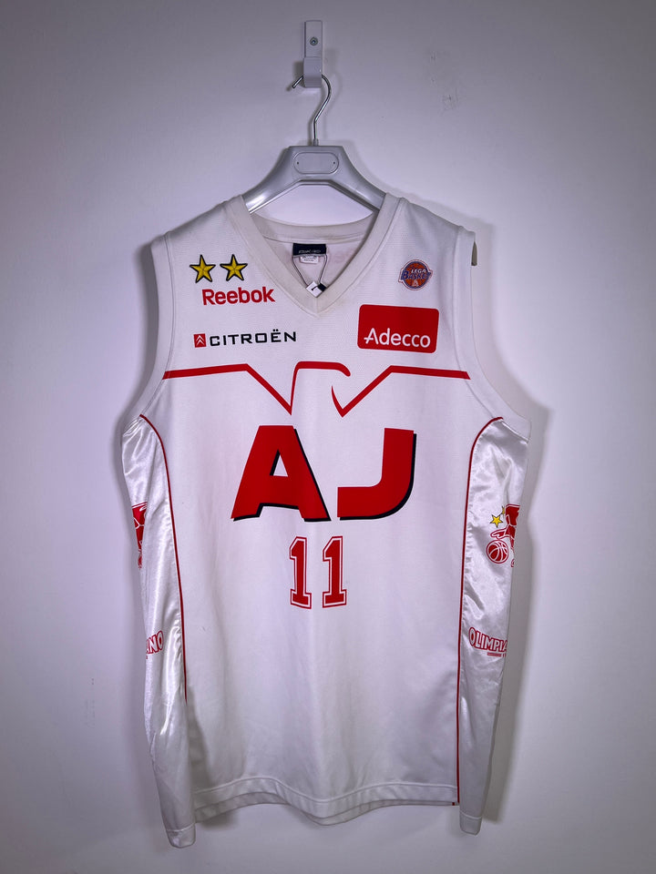 Reebok Basket Armani Jeans Milano Jobey Thomas Match Worn Jersey