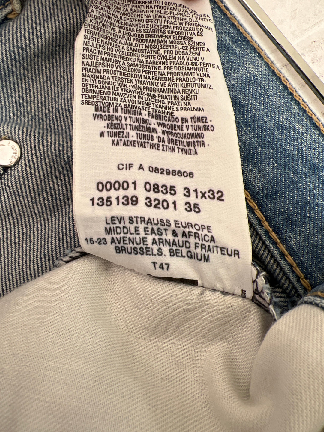 Levi's Engineered  Medium Blue Jorts