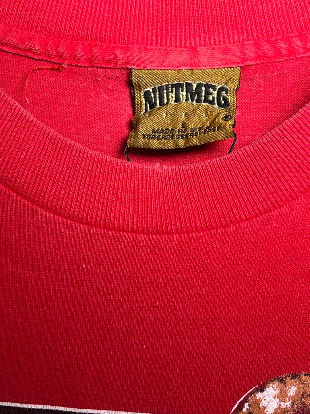 Nutmeg Mills Michael Jordan Card 90s Single Stitch