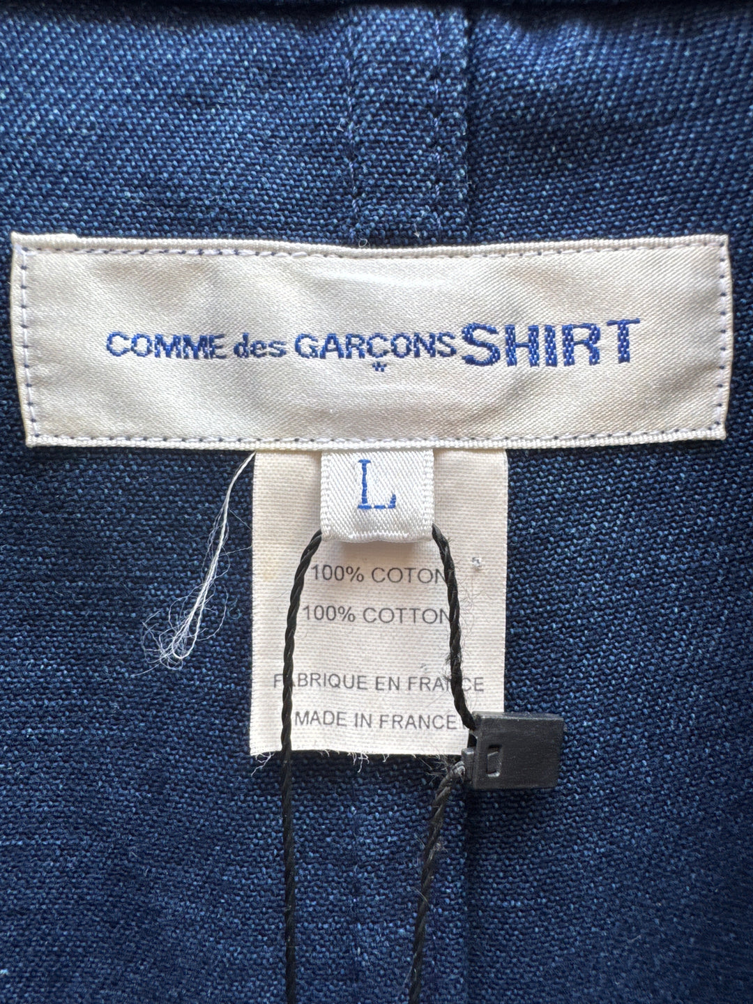 Comme des Garcons Denim Trench Coat