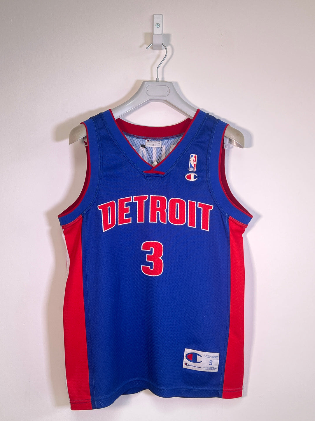 Champion NBA Detroit Pistons Ben Wallace Jersey