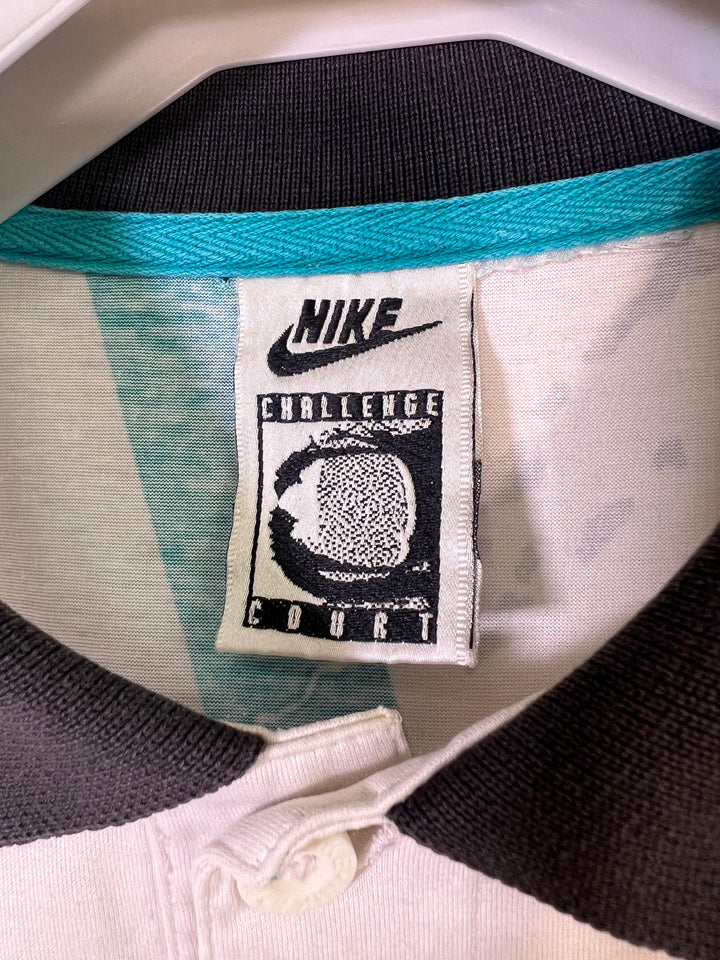 Nike Challenge Court Andre Agassi 90s Polo Shirt