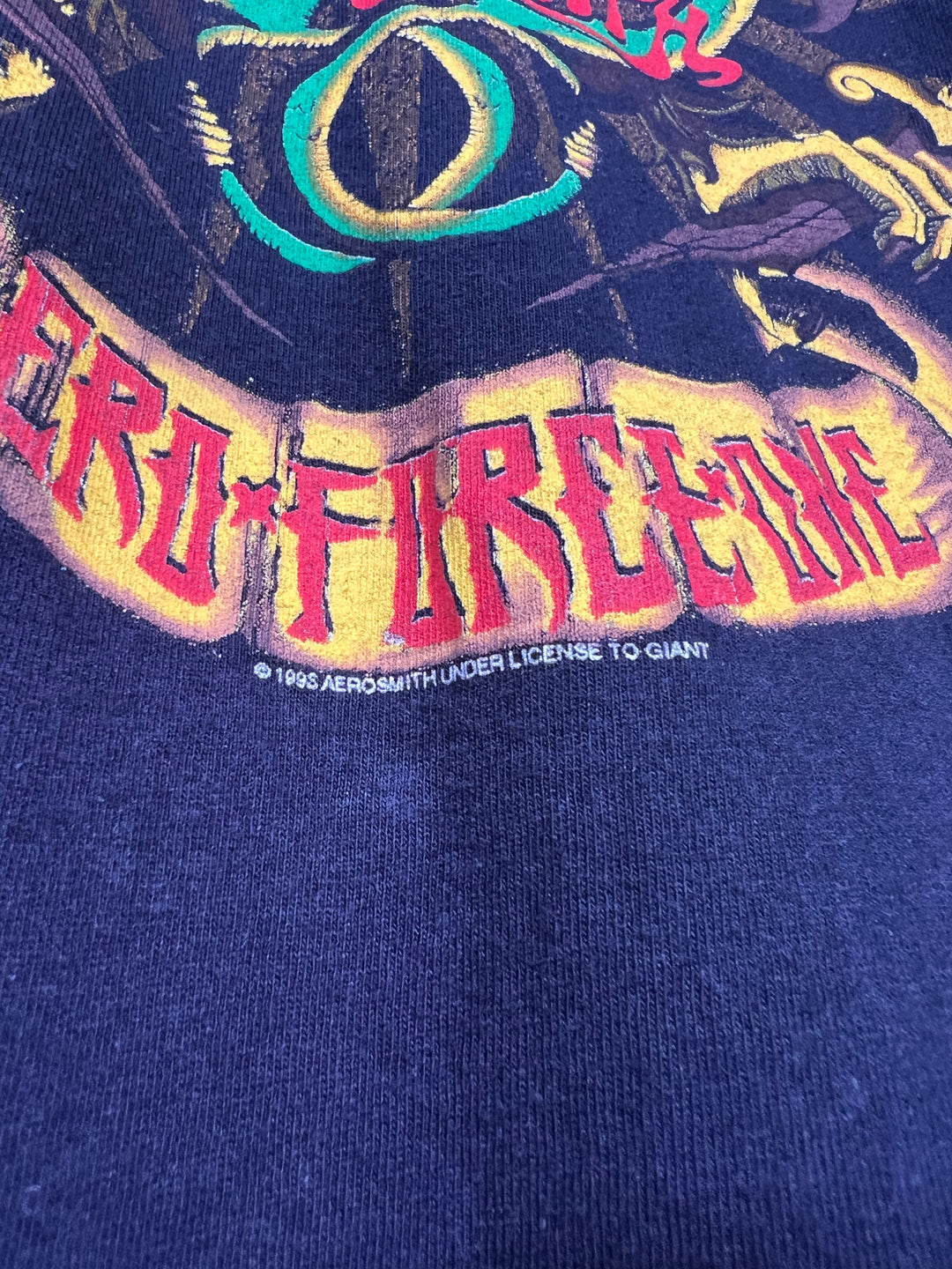 Aerosmith Aero Force One Europe Tour 1998 Single Stitch T-Shirt