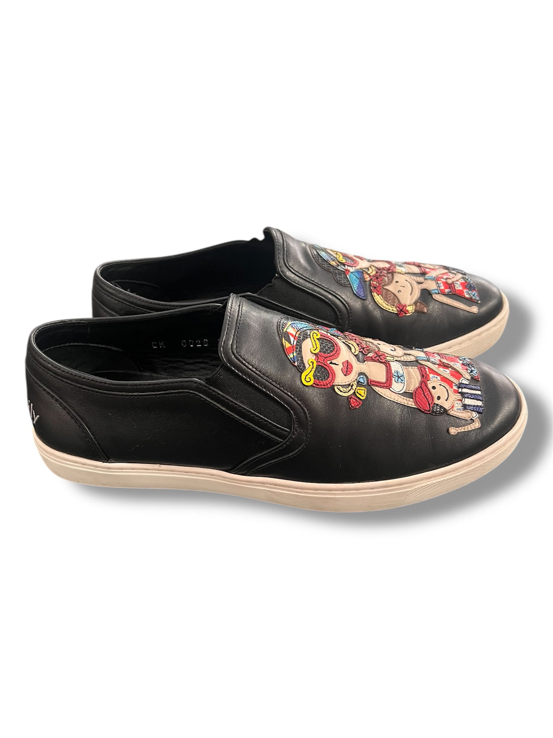 Dolce & Gabbana Family Patch Y2K Slip On Sneakers