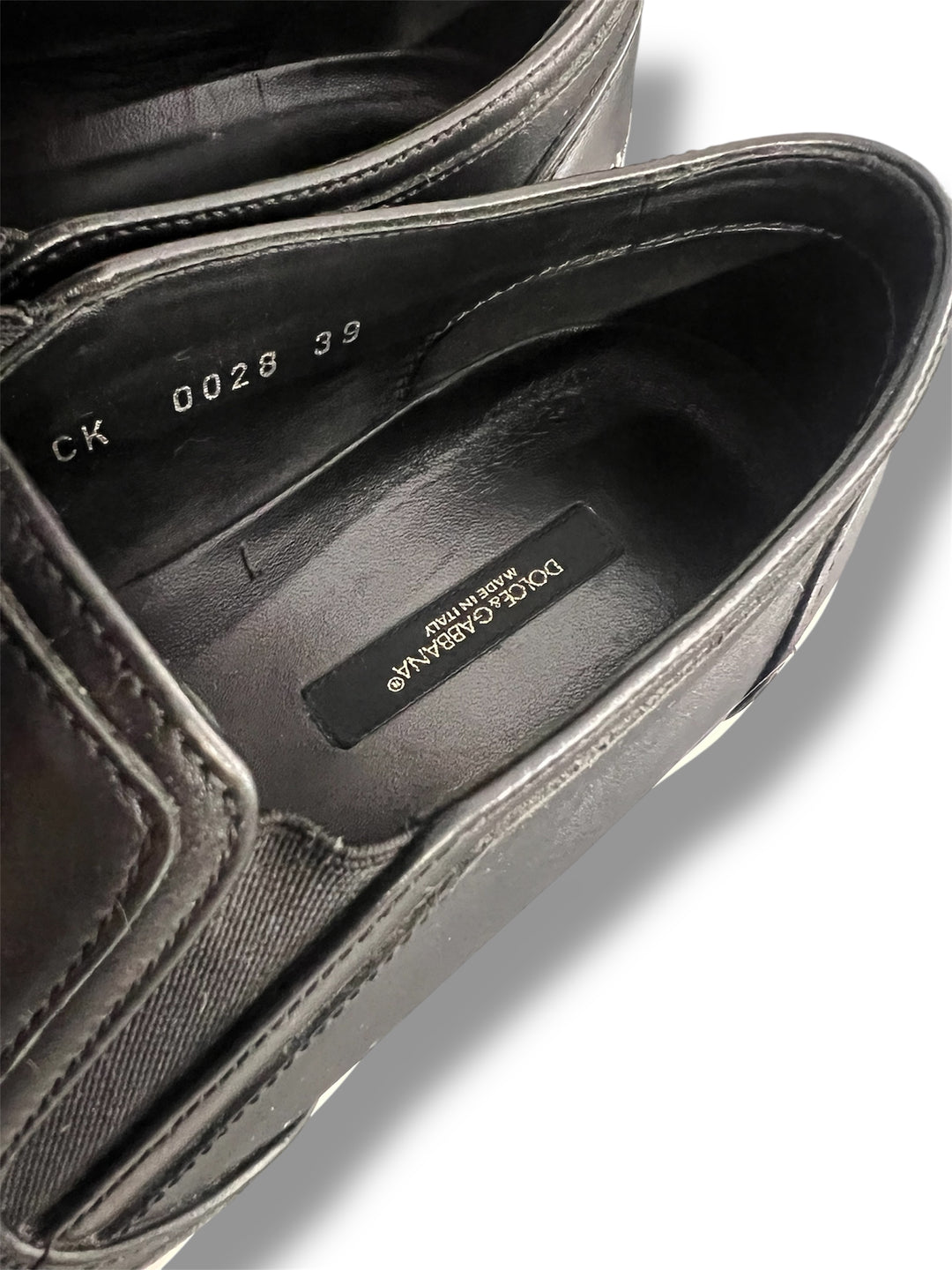 Dolce & Gabbana Family Patch Y2K Slip On Sneakers