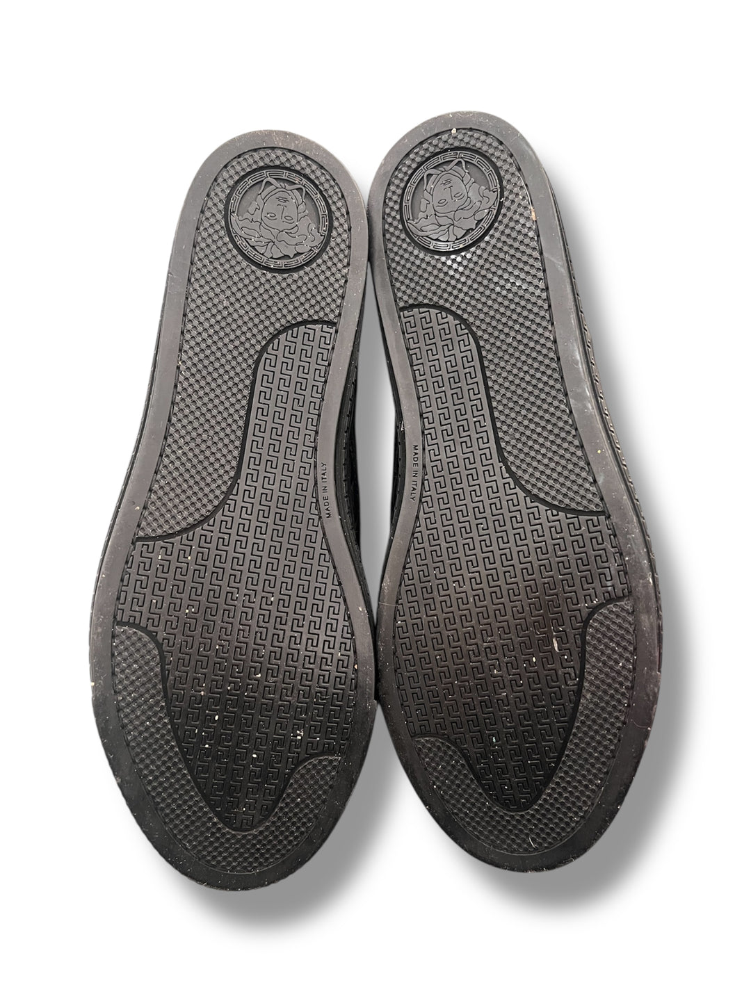 Versace Real Leather Slip On Sneakers