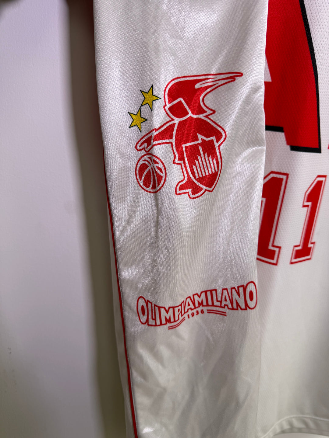 Reebok Basket Armani Jeans Milano Jobey Thomas Match Worn Jersey