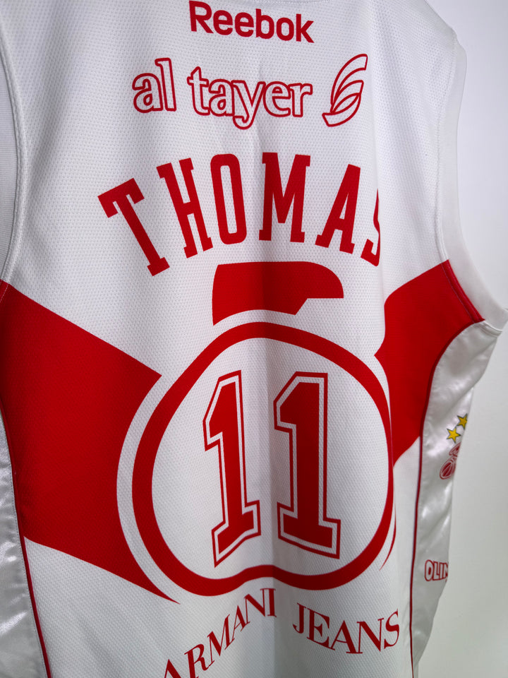 Reebok Basket Armani Jeans Milano Jobey Thomas Match Worn Jersey