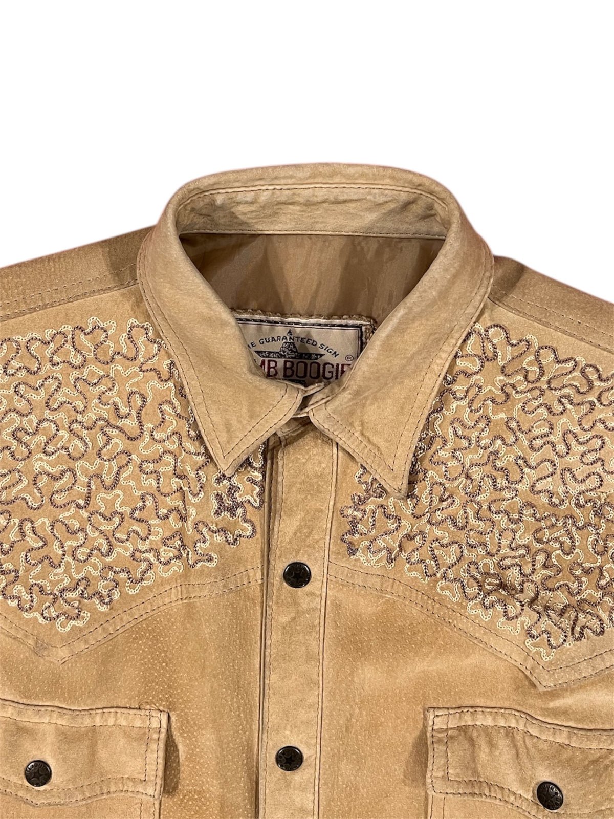 Bomb Boogie Leather Overshirt