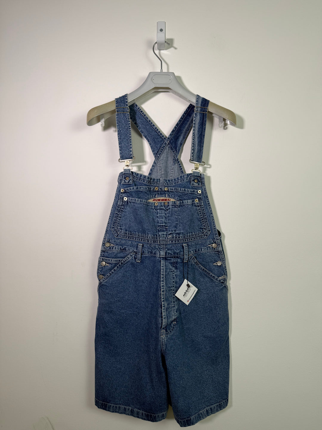 Diesel 90s Denim Short Overall