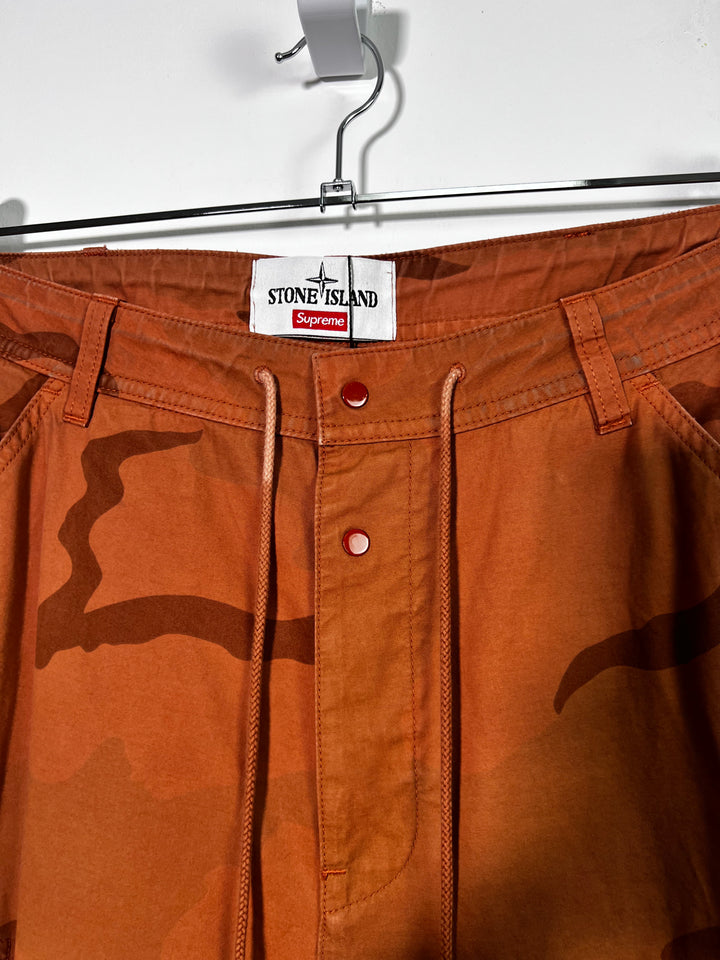 Supreme x Stone Island Coral Camo Cargo Pant
