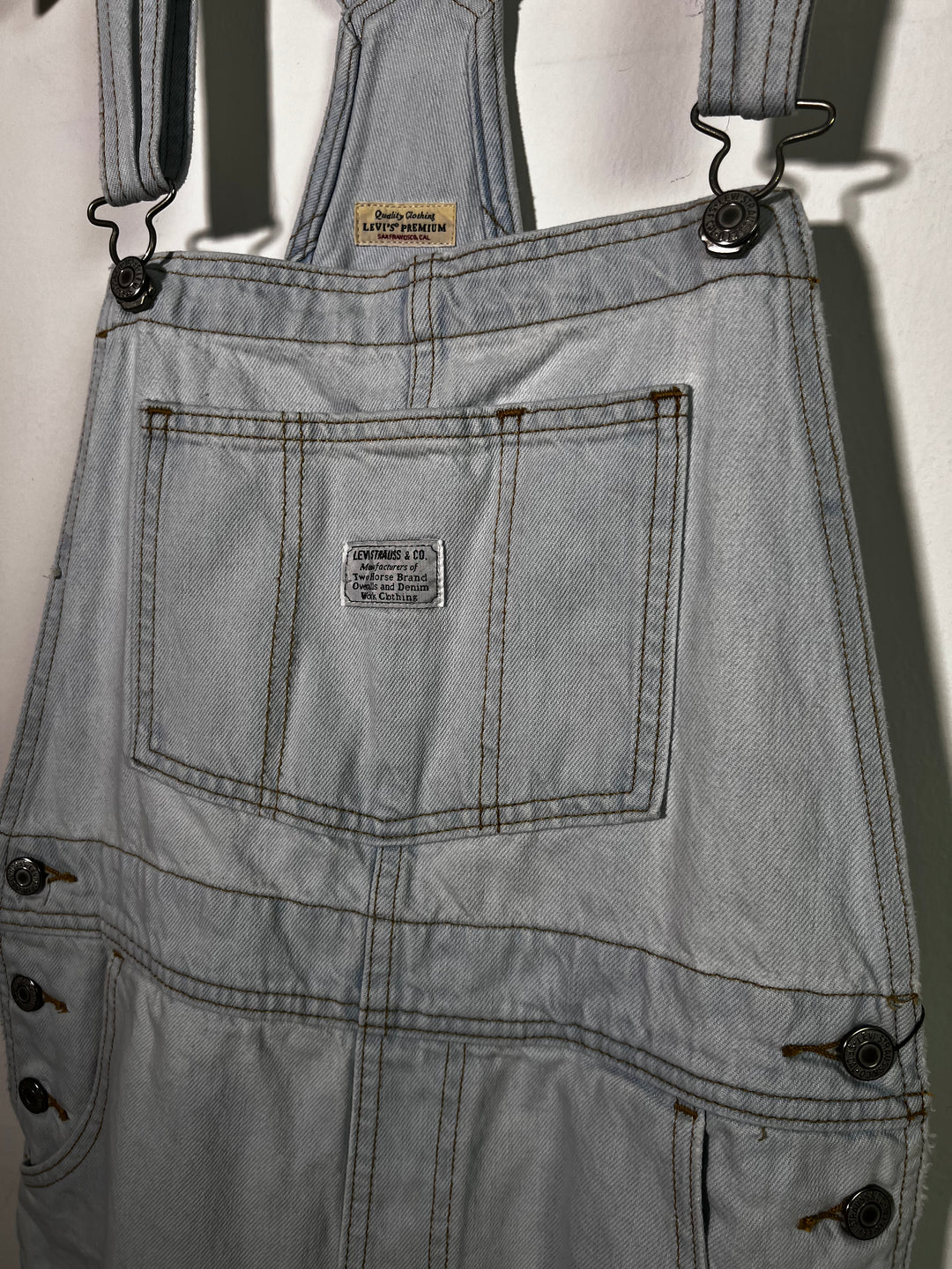 Levi's Light Denim Shorts Overall