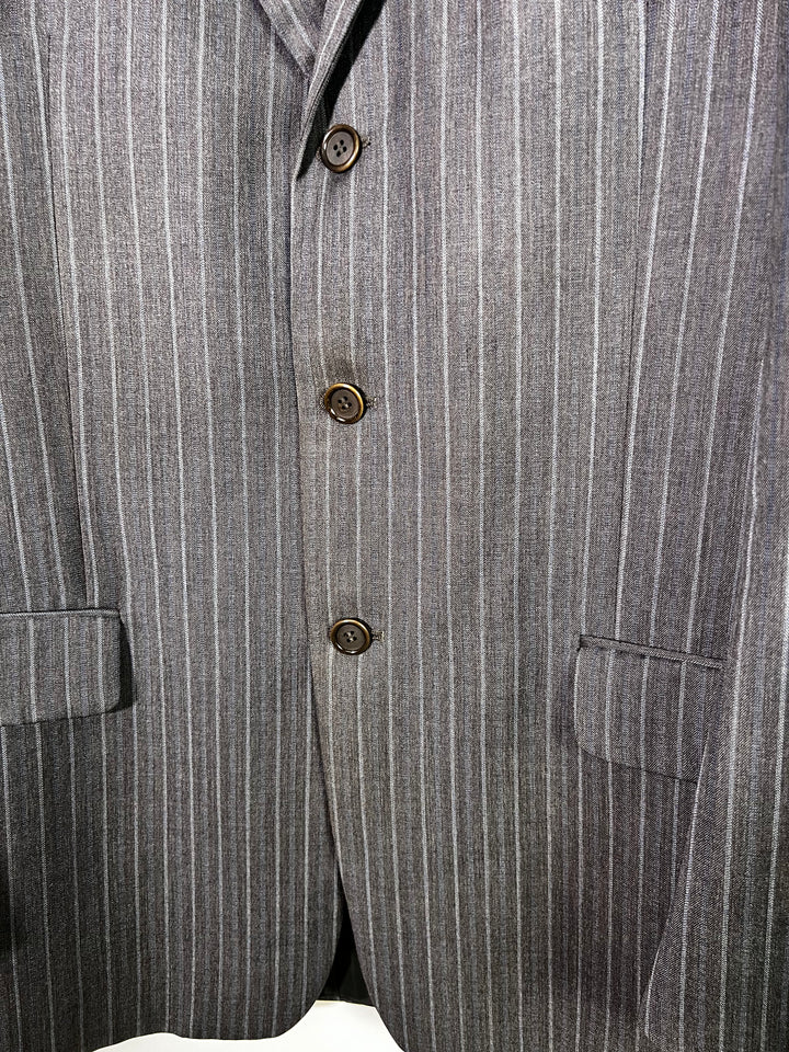 Valentino Pinstripe 3 Buttons Blazer Jacket