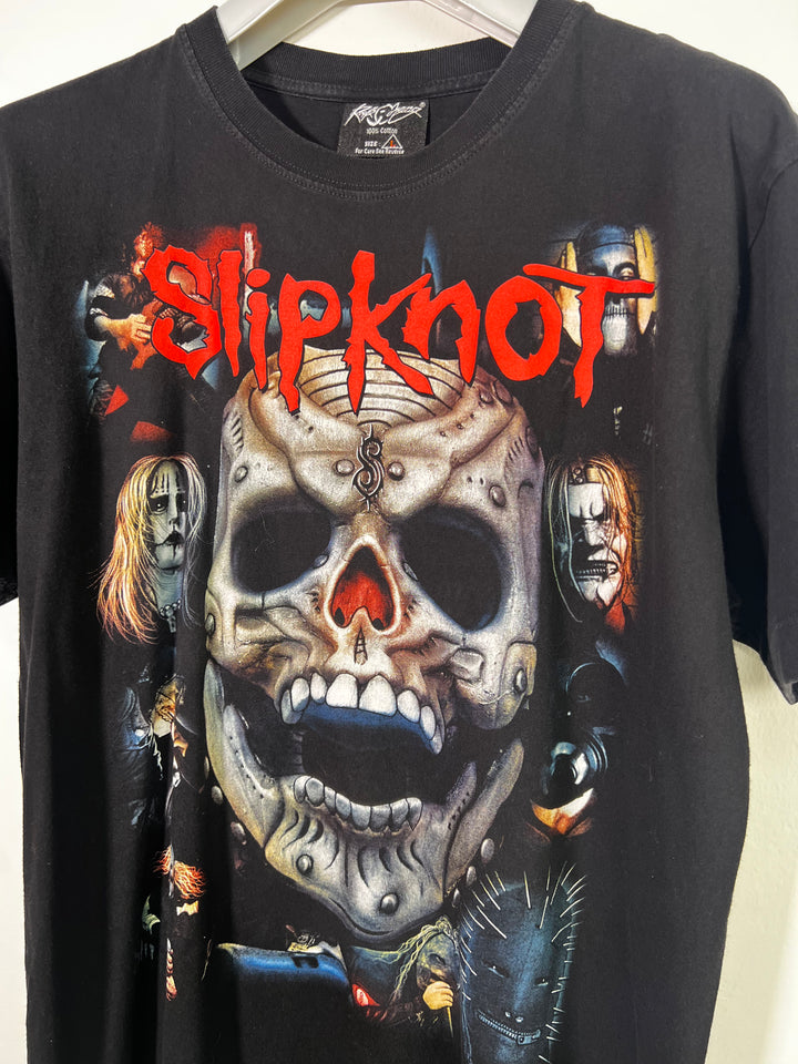 Slipknot Skull Print T-Shirt