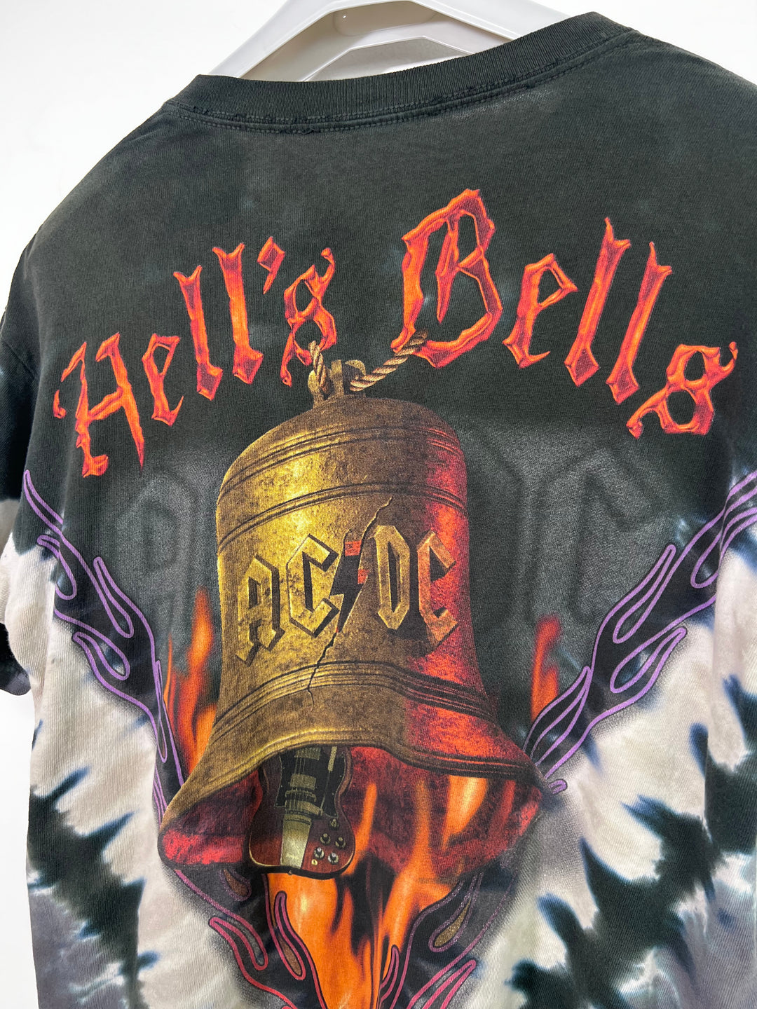 AC/DC Hells Bells Tie-Dye T-Shirt