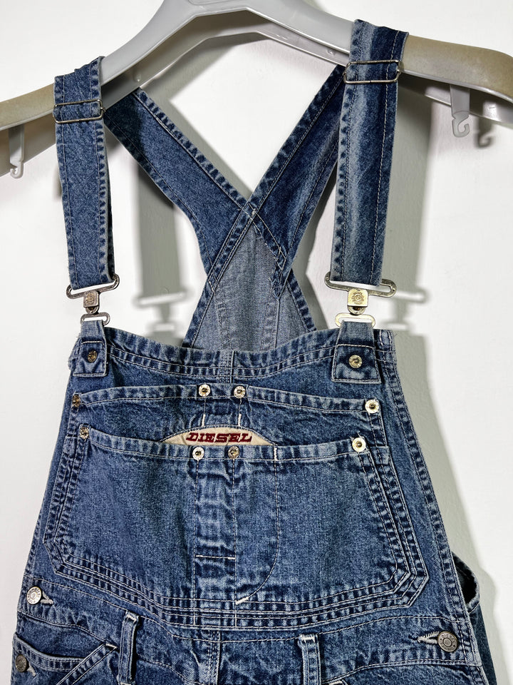 Diesel 90s Denim Short Overall