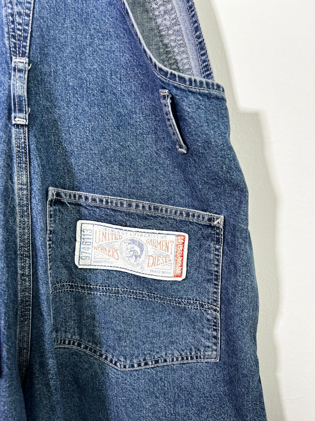 Diesel 90s Denim Short Overall