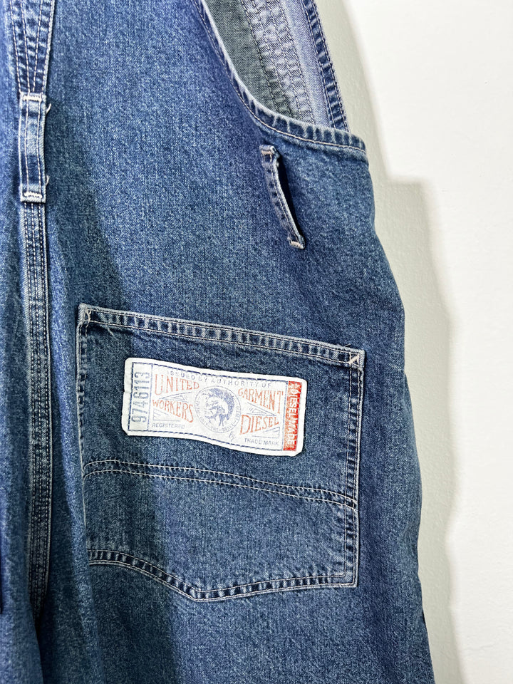 Diesel 90s Denim Short Overall