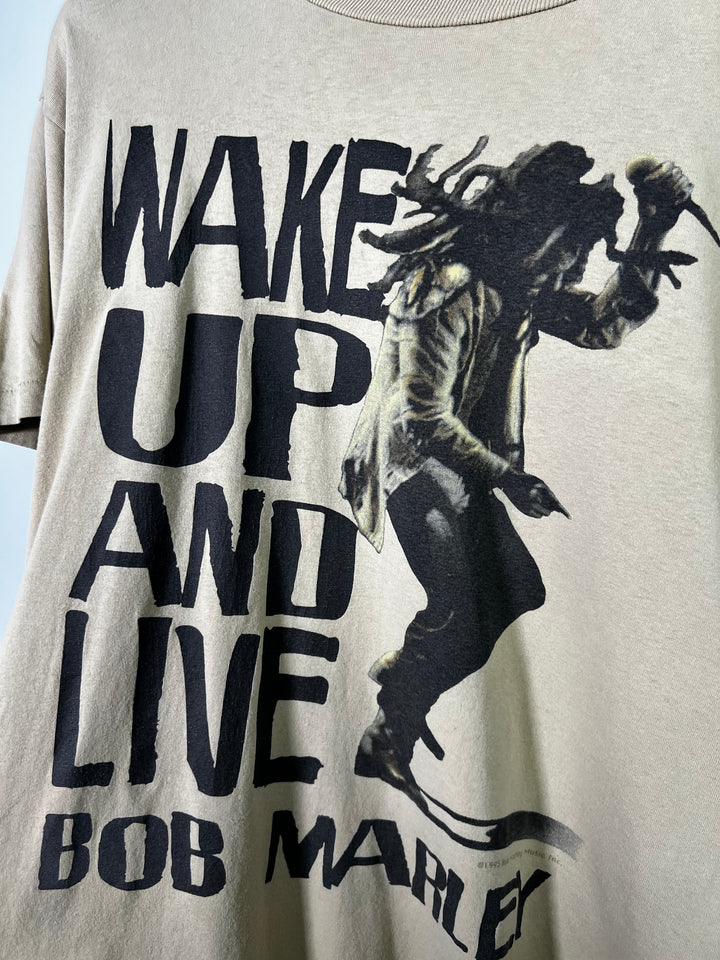 Bob Marley Wake Up And Live 1995 Single Stitch T-Shirt