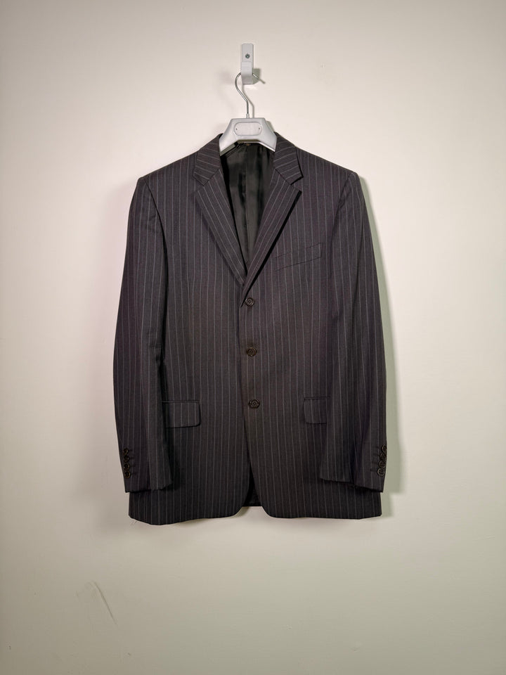 Valentino Pinstripe 3 Buttons Blazer Jacket