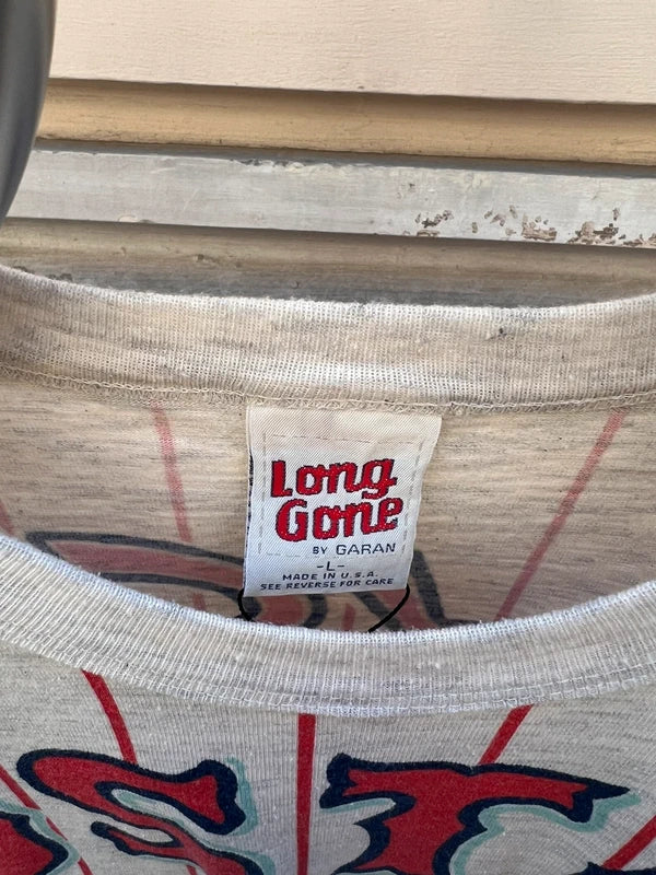 90s Long Gone MLB Boston Red Sox 3/4 Sleeve Single Stitch T-Shirt