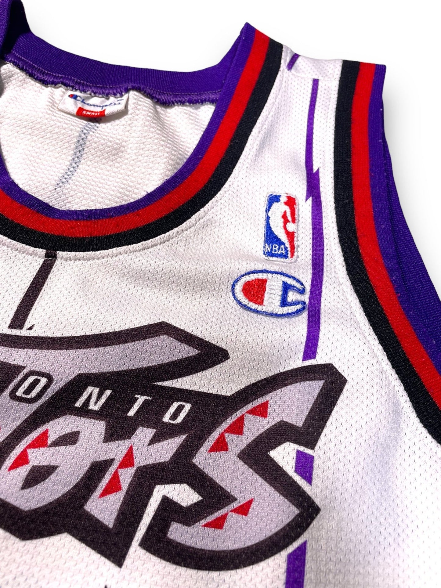 Champion NBA Toronto Raptors Amar'e Stoudemire Pinstripe Jersey - scenariovintagestore