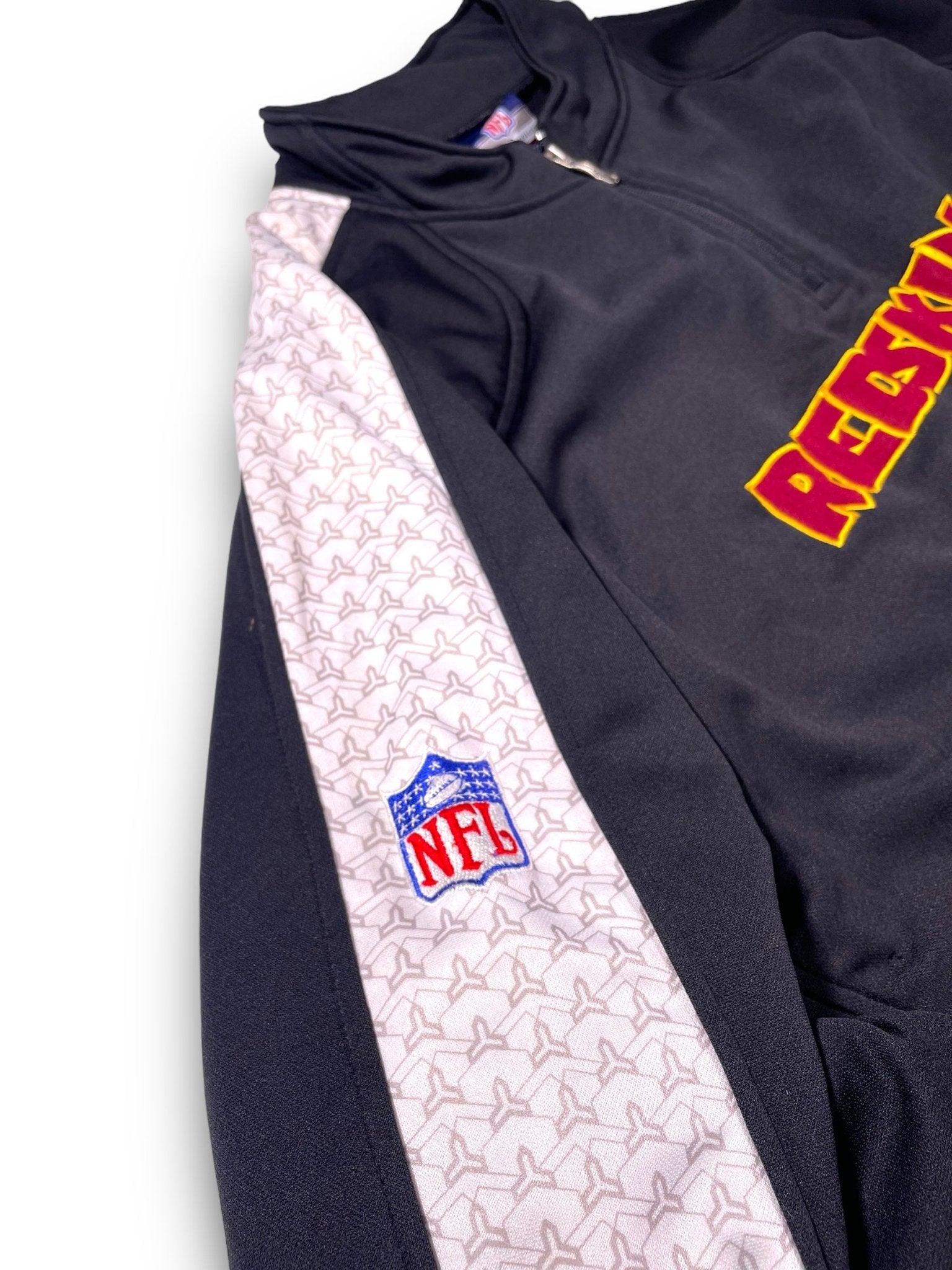 Reebok NFL Washington Redskins Half Zip Sweatshirt - scenariovintagestore