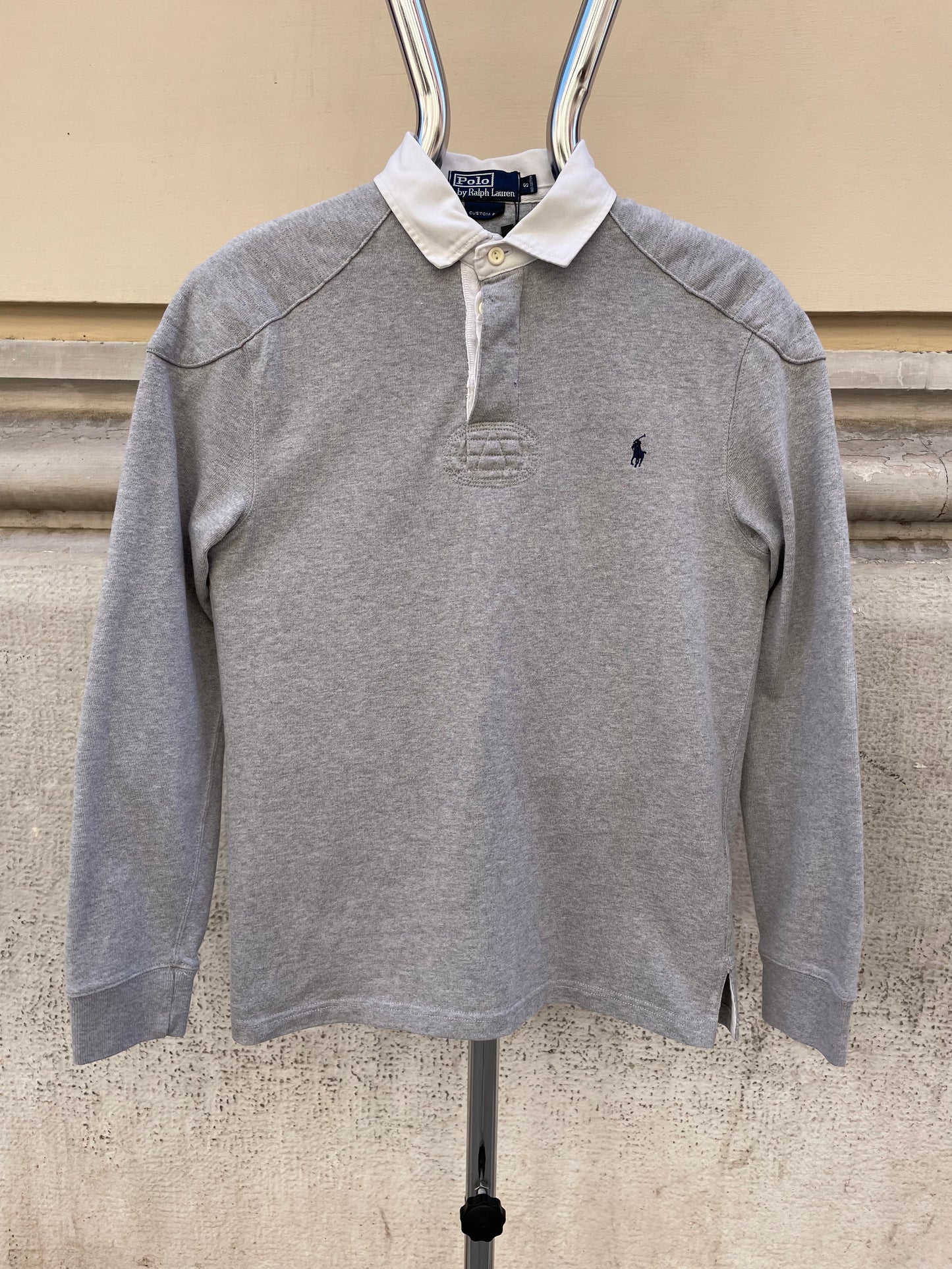 Polo Ralph Lauren Grey Rugby Polo Shirt