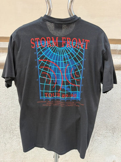 1989-1990 Hanes Billy Joel Storm Front European Tour T-Shirt