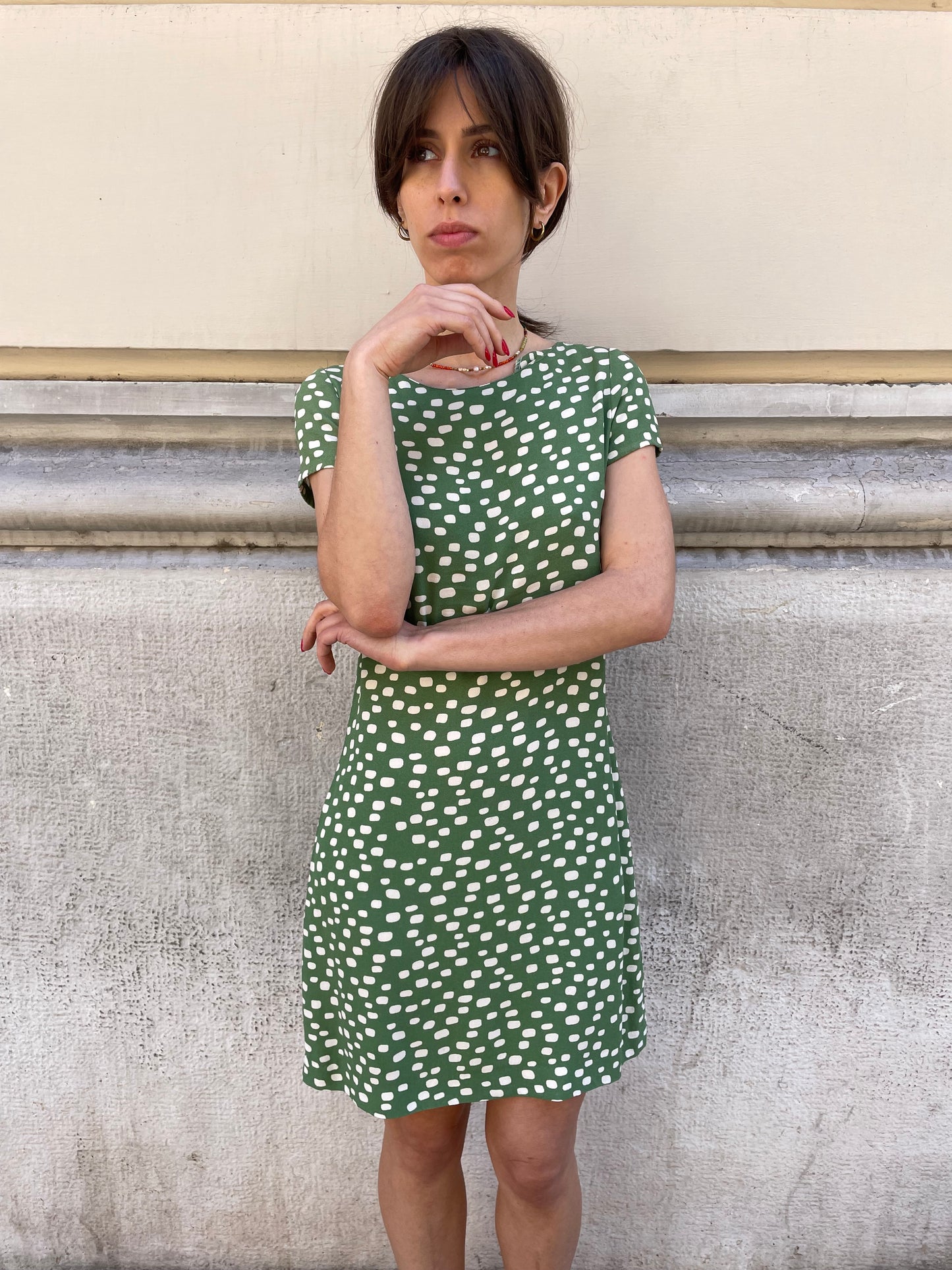 70s Green Dress