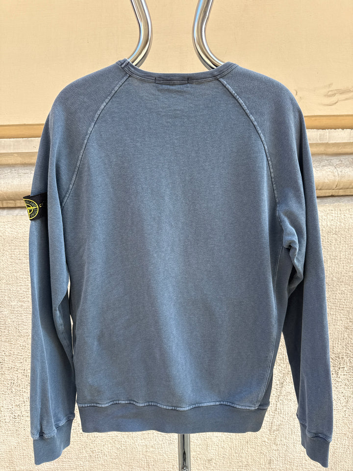 Stone Island Light Blue Crewneck