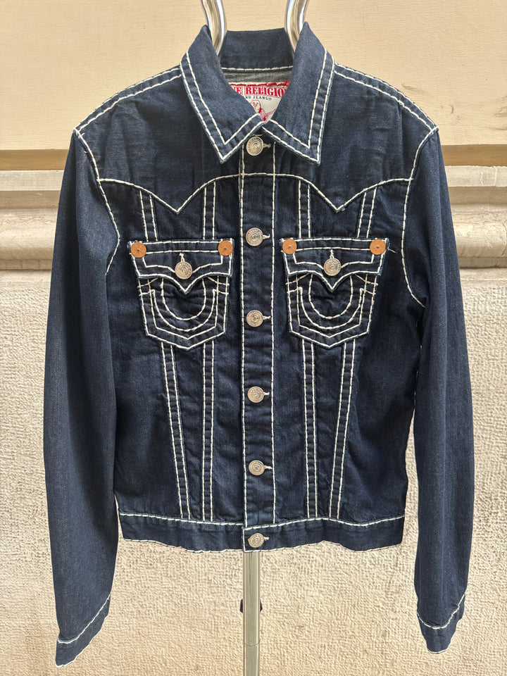 True Religion Jimmy Super T Denim Trucker Jacket