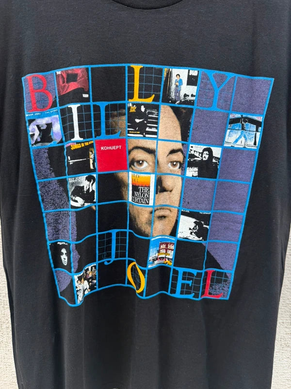 1989-1990 Hanes Billy Joel Storm Front European Tour T-Shirt