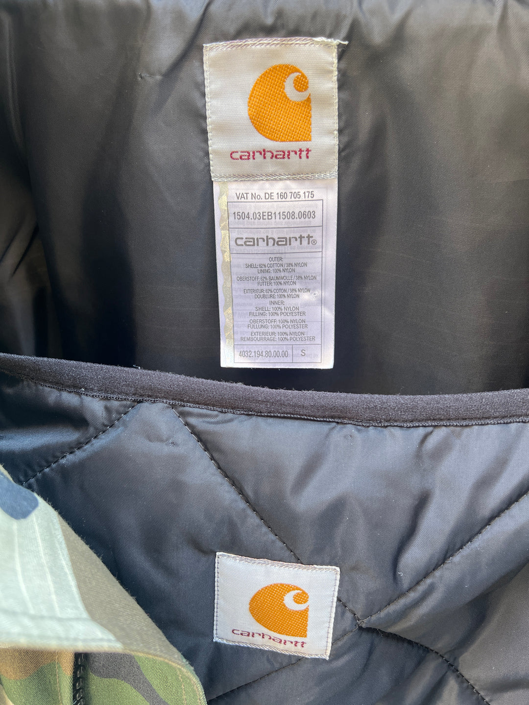 Carhartt Camouflage Ripstop Parka