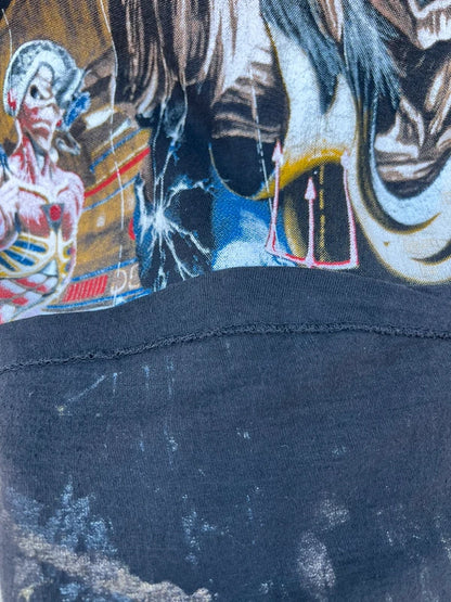 1993 Iron Maiden Italian Tour Single Stich Bootleg T-Shirt