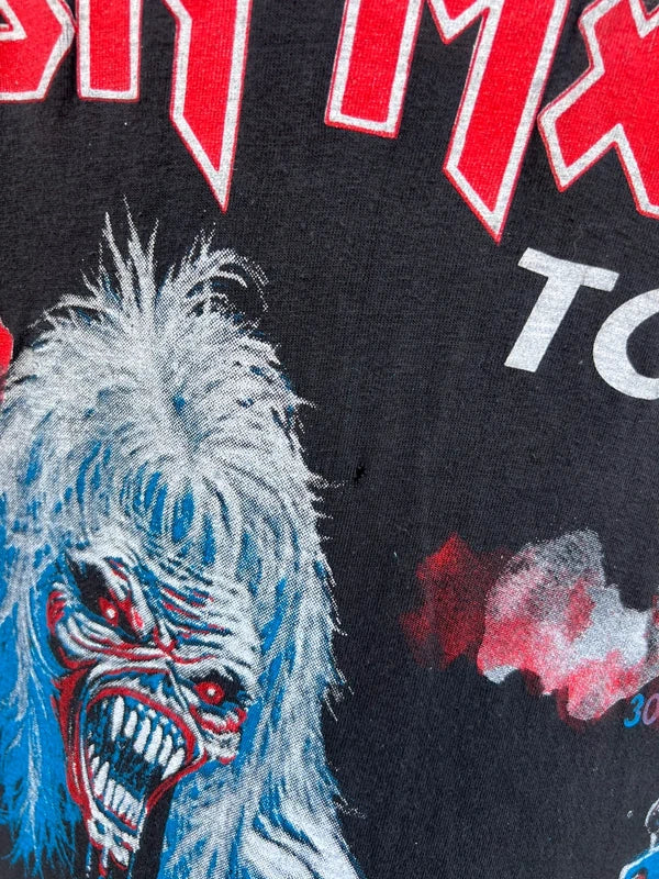 1993 Iron Maiden Italian Tour Single Stich Bootleg T-Shirt